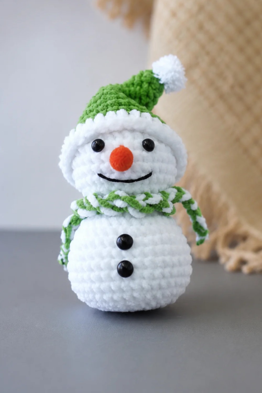 Crochet Snowman Pattern 3
