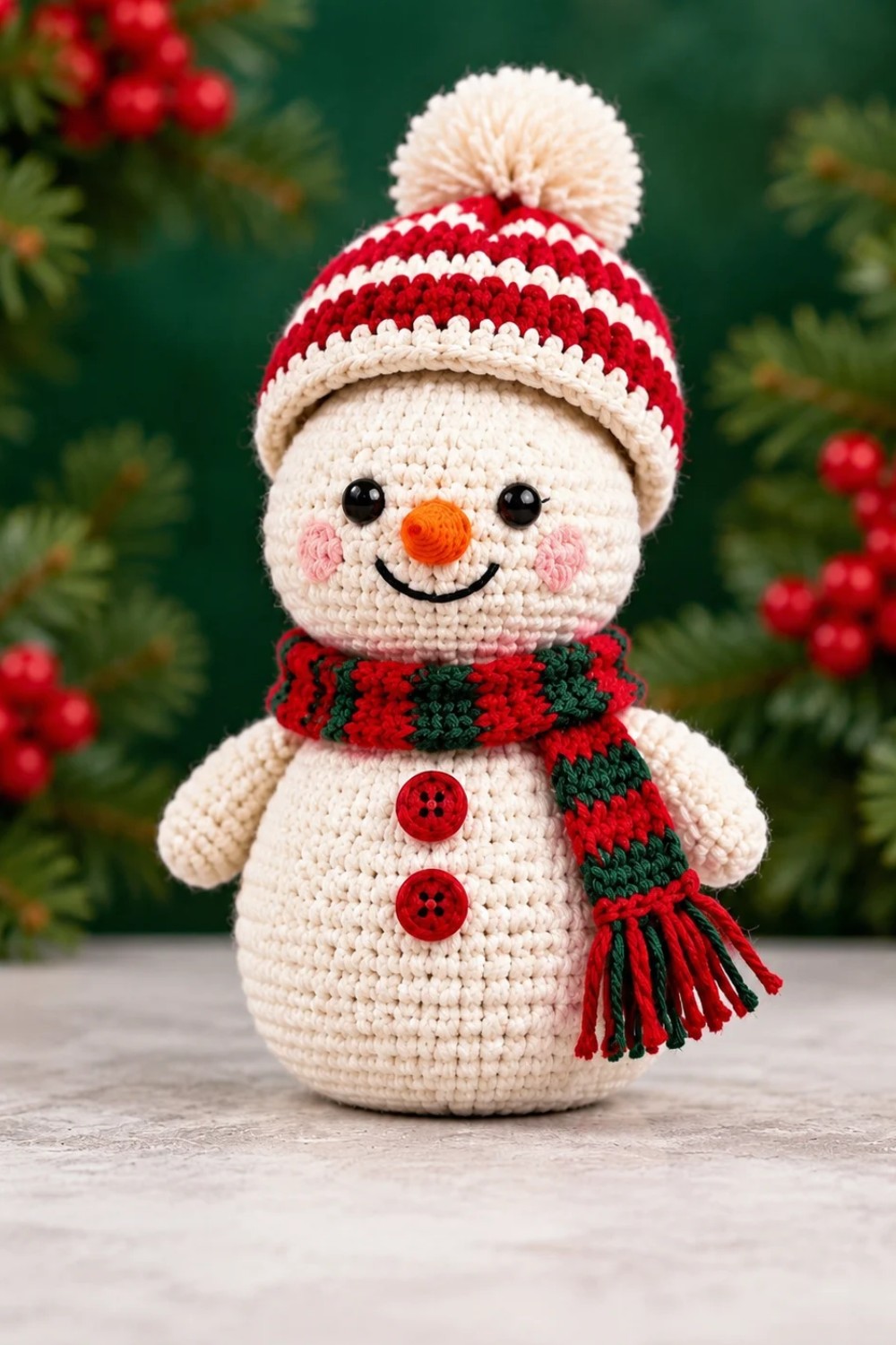 Crochet Snowman Pattern 4