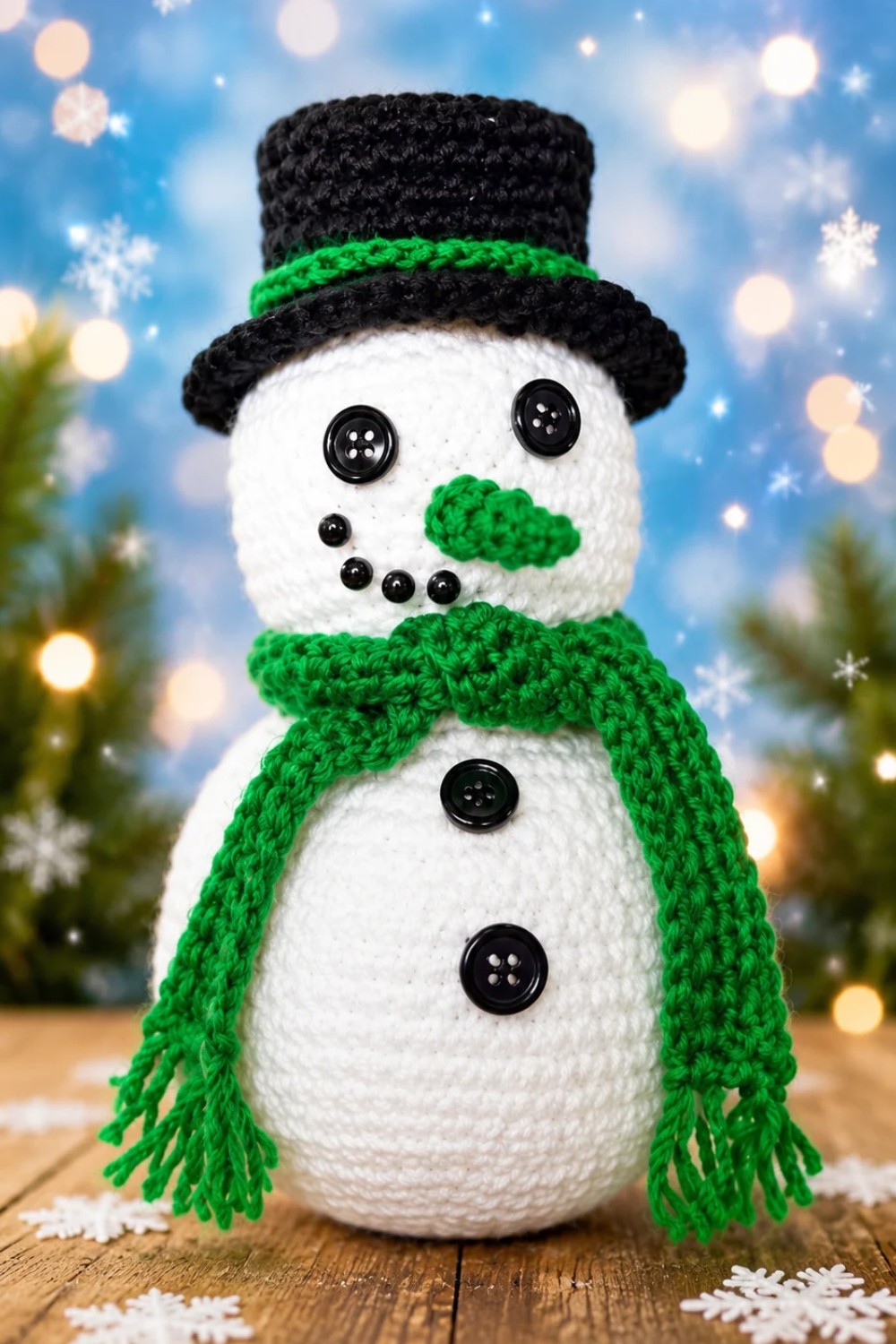 Crochet Snowman Pattern 6