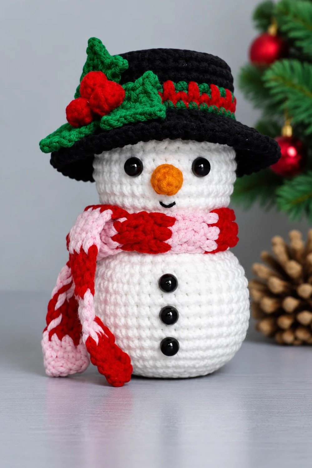Crochet Snowman Pattern 7