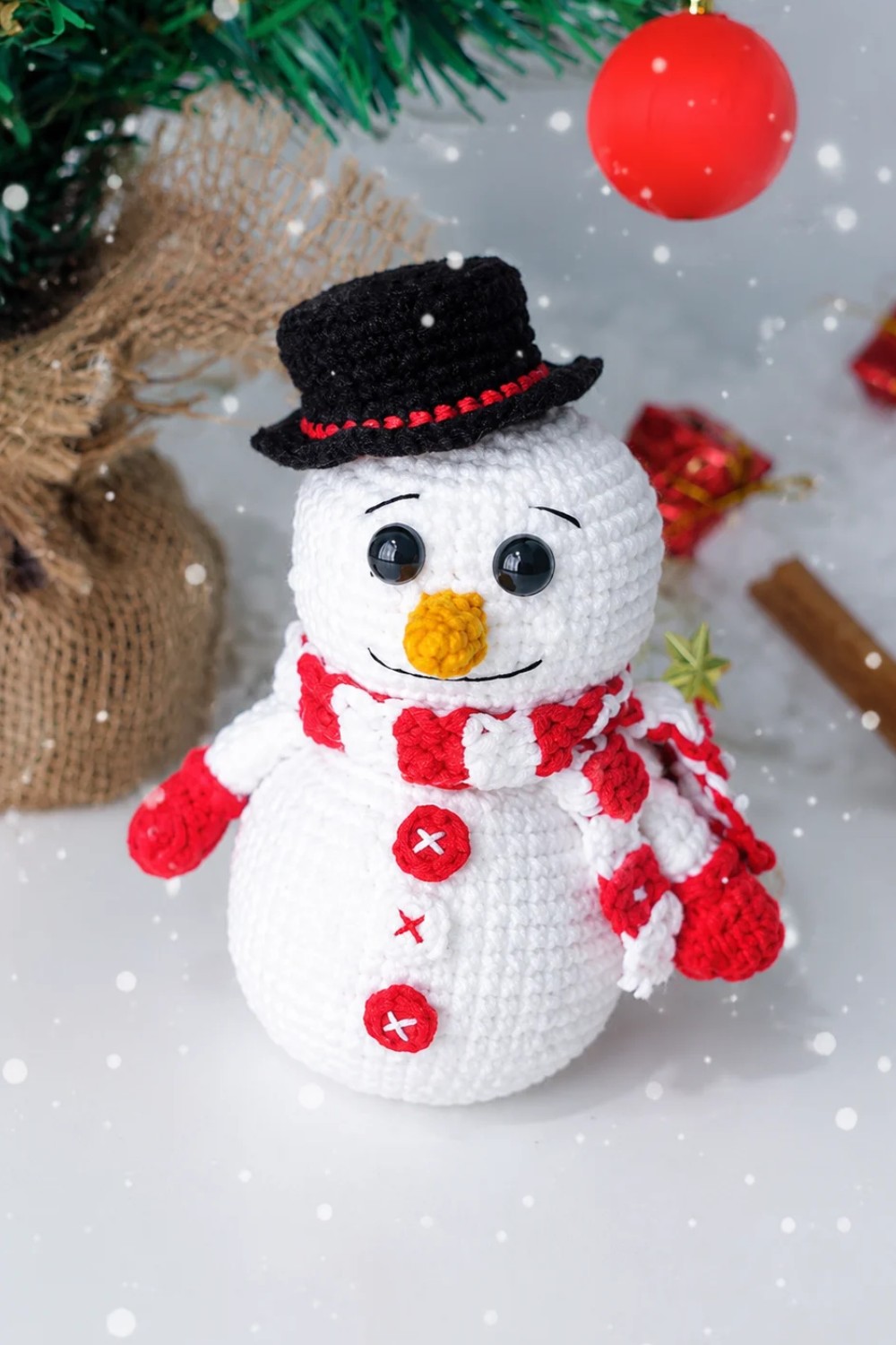 Crochet Snowman Pattern 8