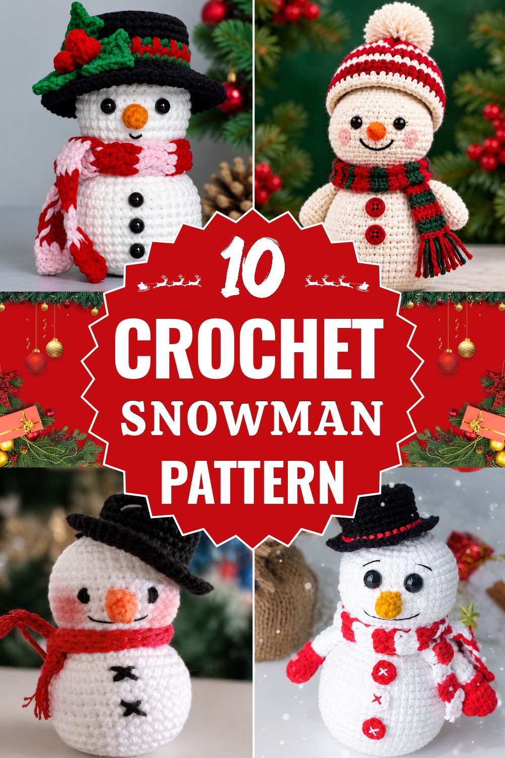 Crochet Snowman Pattern