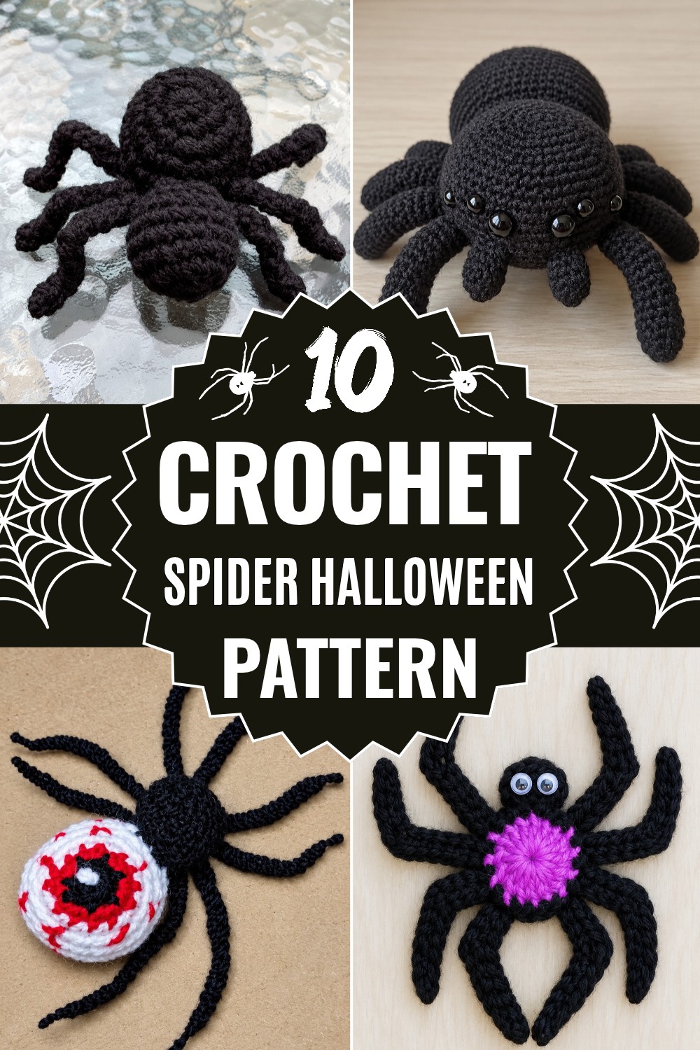 Crochet Spider Halloween Pattern