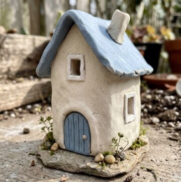 DIY Clay Fairy Cottage