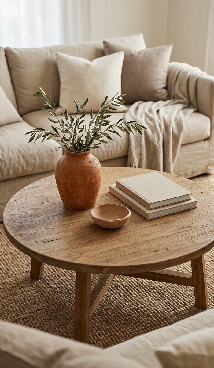 Earthy Clay Coffee Table Styling Ideas