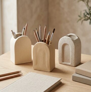 Clay Pen Holder Ideas