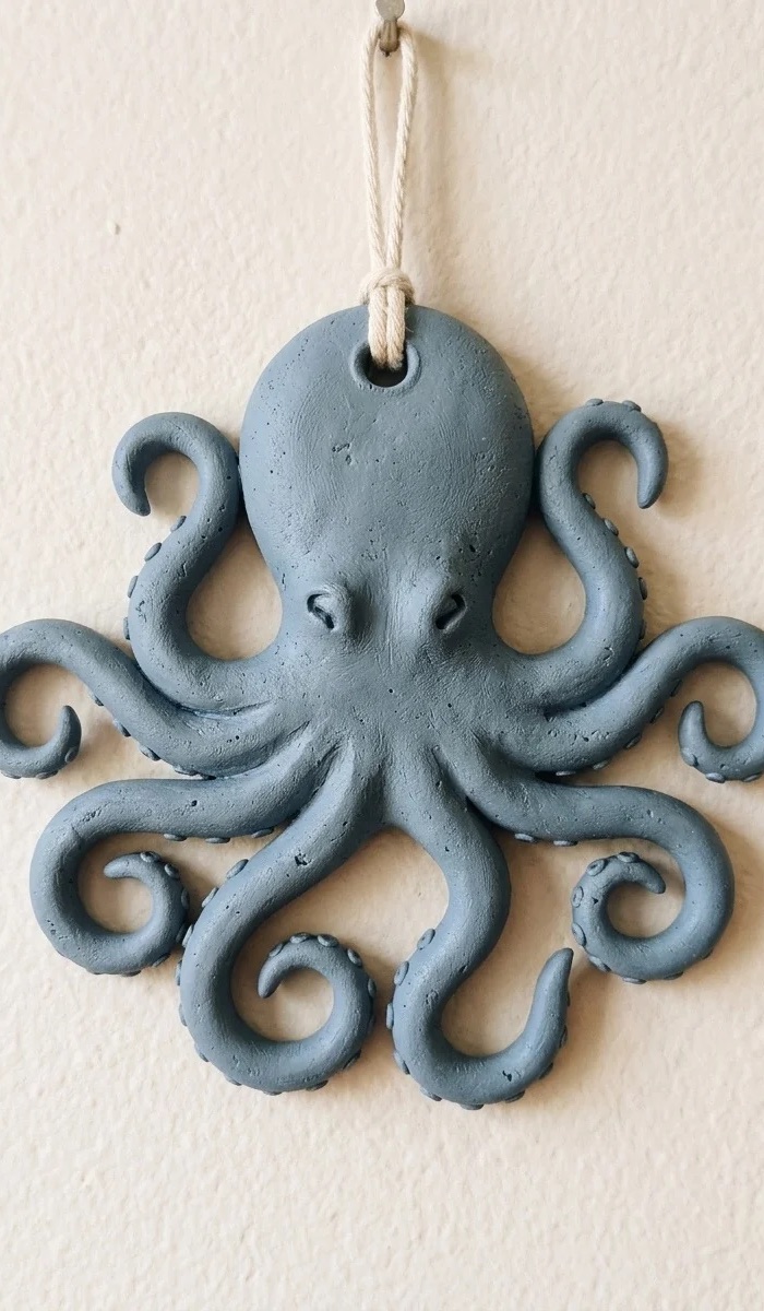 Octopus Clay Wall Hanging DIY