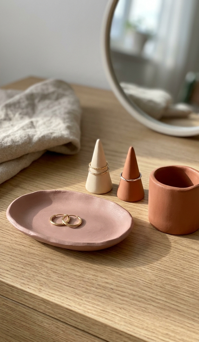 Polymer Clay Jewelry Holder Decor Ideas