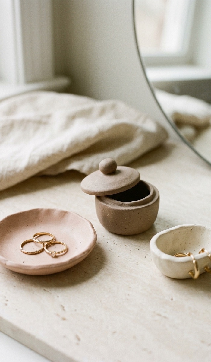 Small Clay Container Ideas for Jewelry