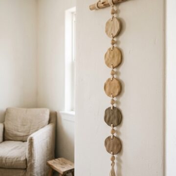 air dry clay wall hanging